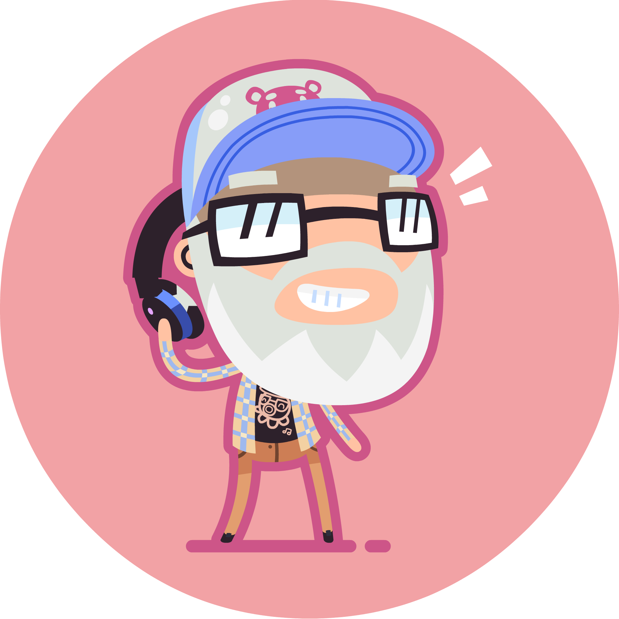 Disko Warp Avatar by Radio Gosha - Pink