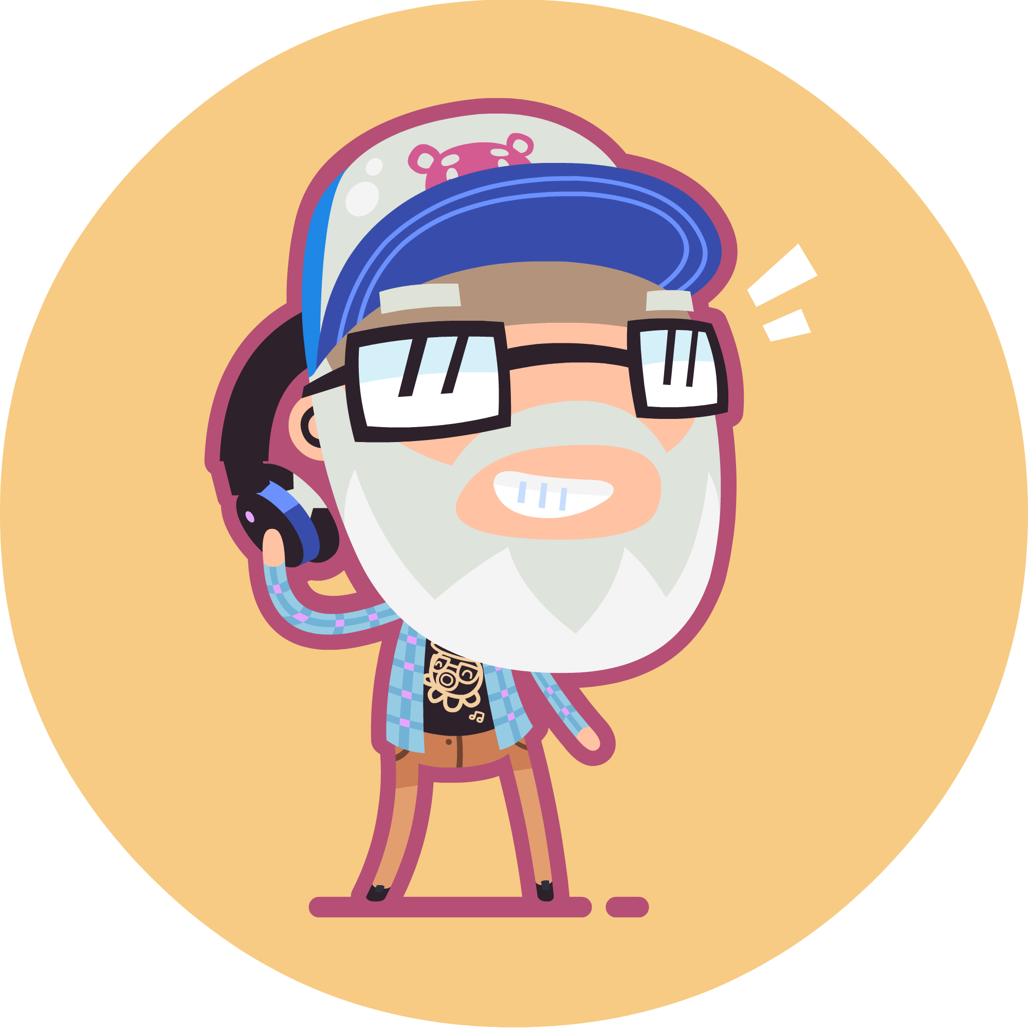 Disko Warp Avatar by Radio Gosha - Gold