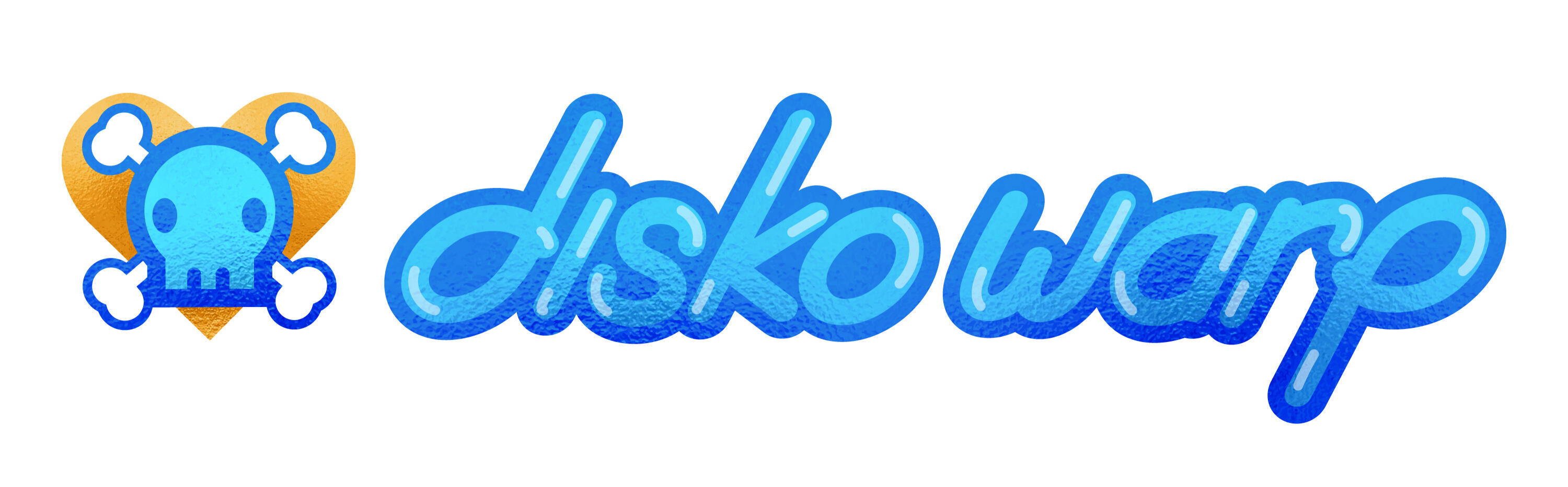 Disko Warp - Logo Wide Version